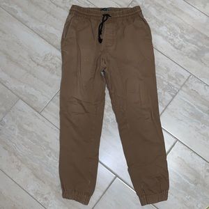 Retrofit Tan Joggers